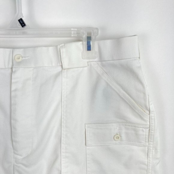 Windam Pointe White Flat Front Shorts 38 - Picture 7 of 10